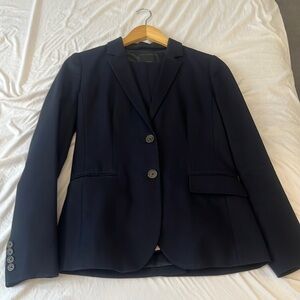 Navy Blue Pant Suit - J Crew